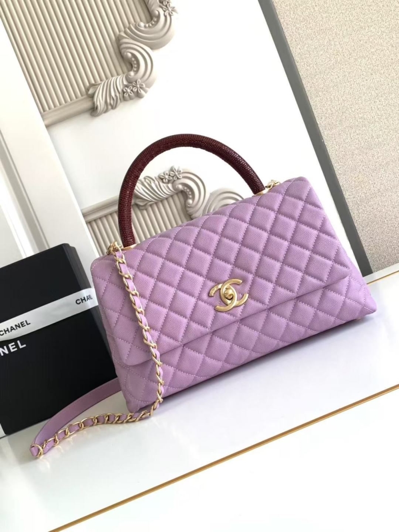 Ch**el top handle bags